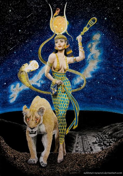 Hathor The Golden One By Sekhmet The Flame On DeviantArt