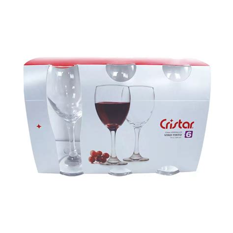 Set X Copas Para Vino Tinto Versalles Cristar