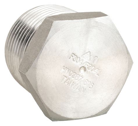 Stainless Steel In Fitting Pipe Size Hex Head Plug Rrh