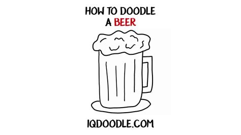 How To Draw A Mug Of Beer Drawing Tips Youtube