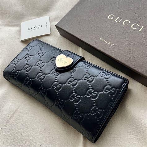 Gucci レザーウォレット 新品・国内正規品 美品 グッチ 〔アニマリエ〕レザー ウォレット Bf