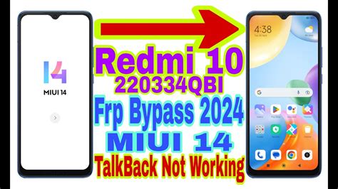 Redmi 10 Miui 14 Frp Bypasstalkback Not Working New Trick 2024