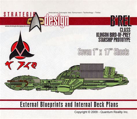 Star Trek Blueprints: B'Rel Class Klingon Bird-of-Prey