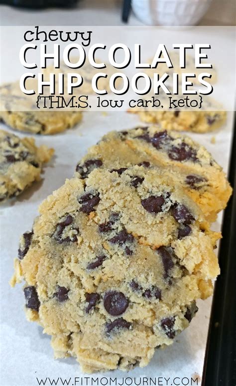 Chewy Keto Chocolate Chip Cookies Coconut Flour Version Fit Mom Journey