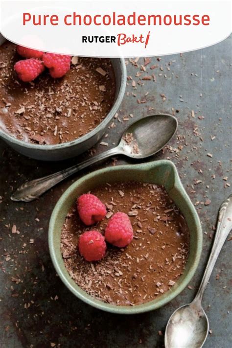 Bij Dit Recept Voor Chocolademousse Voeg Ik Geen Slagroom Of Melk Wordt