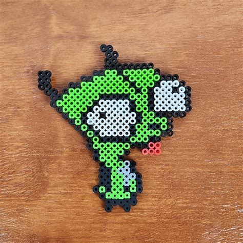 Perler Office Gir Invader Zim Pixel Art Magnet Poshmark