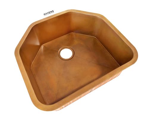 Custom Copper Undermount Sink Usa Handcrafted Havens Luxury Metals