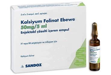 Calcium Folinate Kocak Mg Ml Enjektabl Solusyon Iceren Flakon