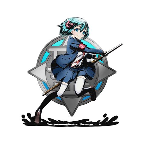 Safebooru 1girl Black Skirt Blue Eyes Blue Hair Bow Divine Gate Floating Necktie Full Body