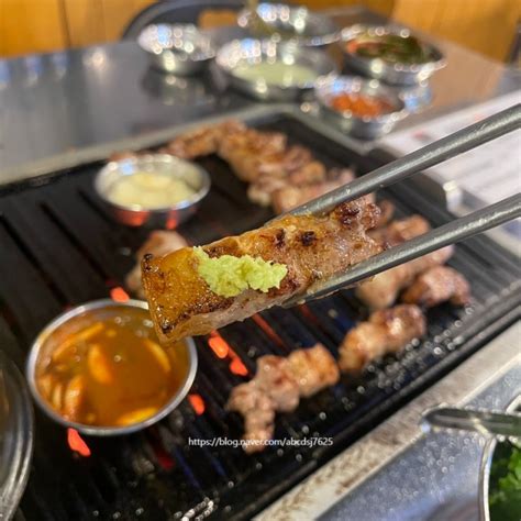 인천맛집 연수동고깃집 삼거리9공탄 연탄불에 구워먹는 제주산 오겹살 네이버 블로그