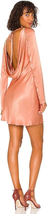 Shona Joy Eloise Long Sleeve Backless Mini Dress Shopstyle