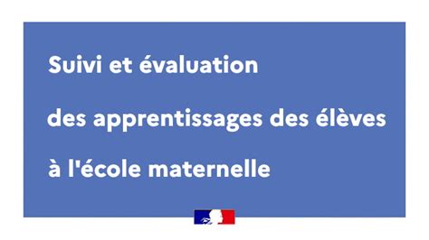 éduscol on Twitter Cycle 1 Synthèse des acquis scolaires de l