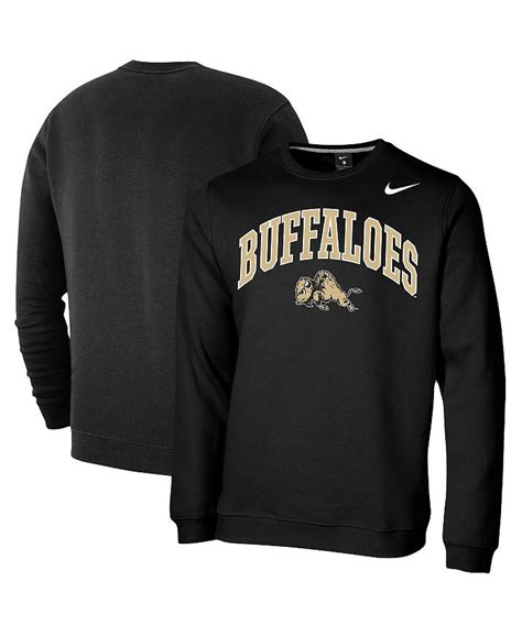 Nike Mens Black Colorado Buffaloes Vault Arch Club Sweatshirt Macys