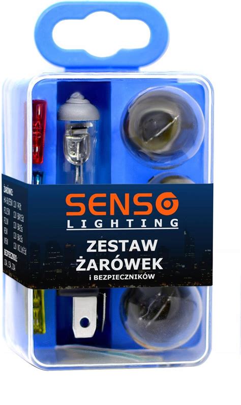 Żarowka samochodowa Senso Zestaw Zapasowych Żarówek H4 12V 8 Elementów