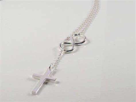 Silver Infinity And Cross Necklace Silver Chains South Africa