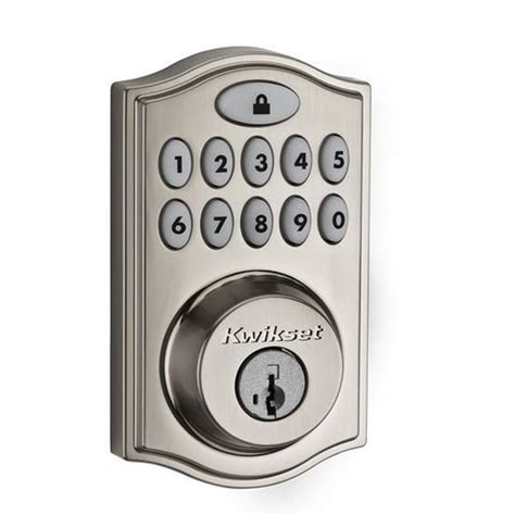 Kwikset Smartcode Satin Nickel Single Cylinder Deadbolt 1 Cylinder