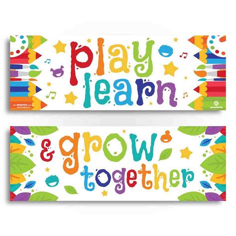 Preschool Classroom Posters Classroom Banner Preschool Bulletin