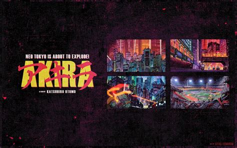 Anime Akira Photoshop Digital Art Texture Typography Fan Art