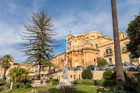 Iglesia De San Domingo Noto Sicilia Italia Foto De Archivo Imagen