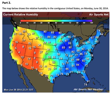 Solved Explain This Map What Factors Control Humidity Course Hero