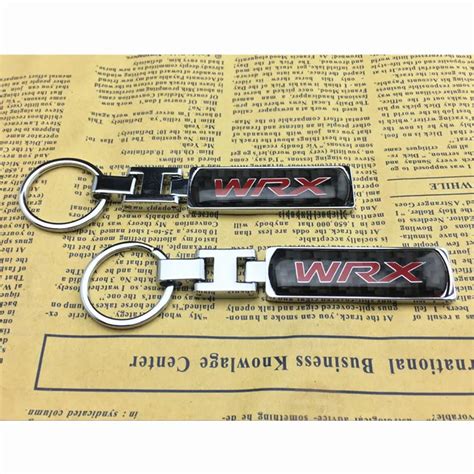 Pcs New Carbon Fibre Keychain High Grade Car Logo Key Chain Key Ring