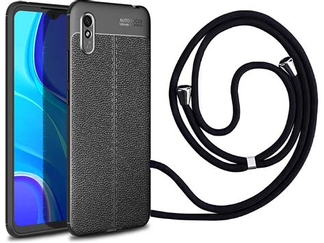 Capa Redmi 9A ANTIIMPACTO Rugged Leather Fita Preto Worten Pt