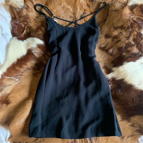 French Connection Women S Black Dress Depop