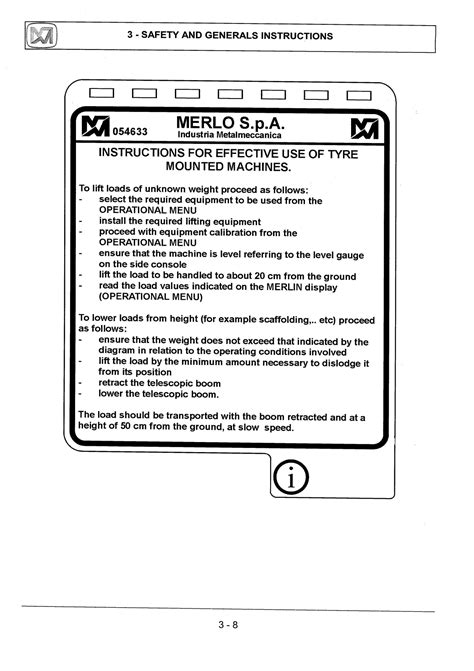 Merlo Roto Mcss User Manual