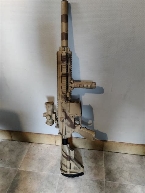 Specna Arms M Met Paint Job Butt Stock Geblokkeerd Airsoft Bazaar