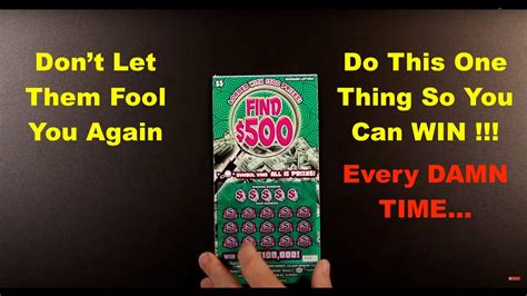 Ways To Win The Scratch Off Lottery Youtube