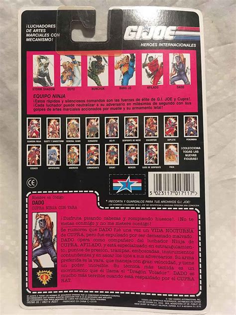 Gi Joe A Real American Hero Ninja Force Dice Moc Mint On Card