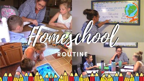 Our Homeschool Routine Homeschool Day In The Life Youtube