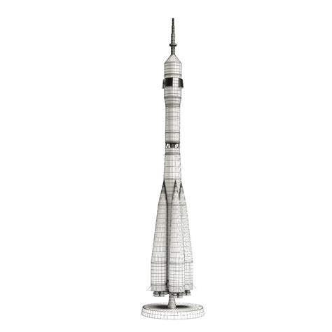 Model Of Space Rocket USSR Soyuz 3D Model CGTrader