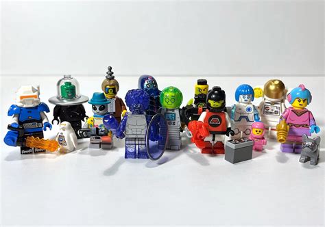 LEGO 71046 Collectible Minifigures Space Series 26 Gros Plan Sur Les