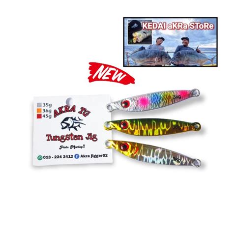 New!! Akra Jig Tungsten 35g-36g | Shopee Malaysia