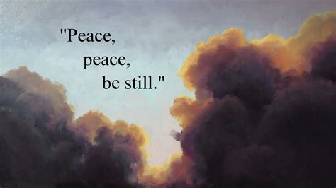 Peace Peace Be Still Featuring Rebecca Lord With Lyrics Youtube