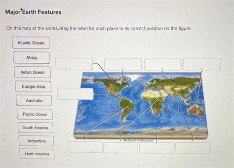 Solved On This Map Of The World Drag The Label For Each Chegg