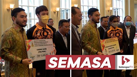 Atlet Selangor Gembira Terima Insentif Khas Selangortv