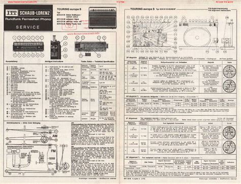 Itt Schaub Lorenz Touring Europa S Service Manual Download Schematics