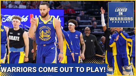 Golden State Warriors Dominate From Start To Finish Sweep Houston