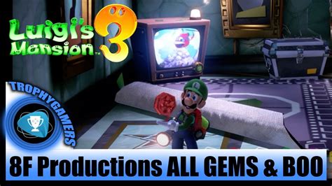 Luigis Mansion 3 All Gems And Boo Location 8f Paranormal Productions