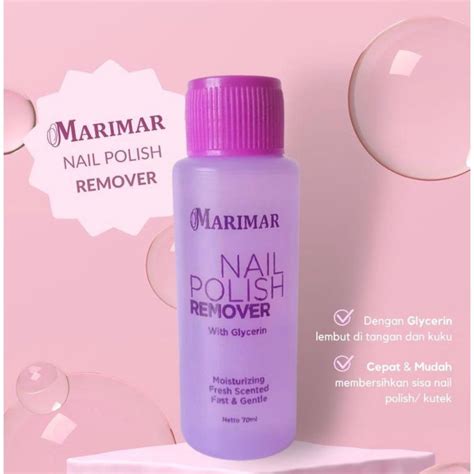 Jual MARIMAR Nail Polish Remover Aseton Pembersih Kutek Pembersih