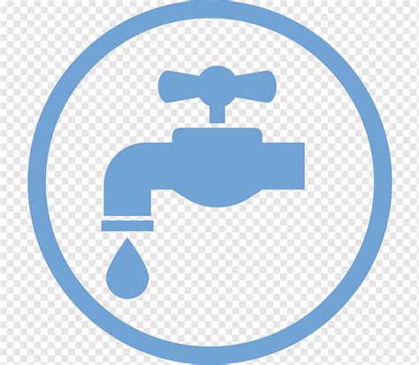 Iconos De Computadora Agua Potable Servicios De Agua Beber Agua Azul