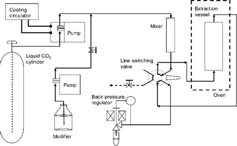 Schematic Flow Diagram Of Sfe Modular System Download Scientific Diagram