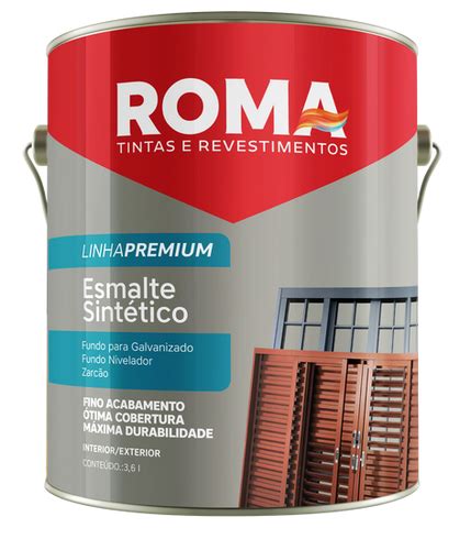 Tinta Esmalte Ferro Metal E Madeira Romatintas