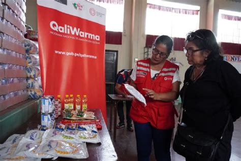 Qali Warma Supervisa El Servicio Alimentario Escolar En Escuelas Del