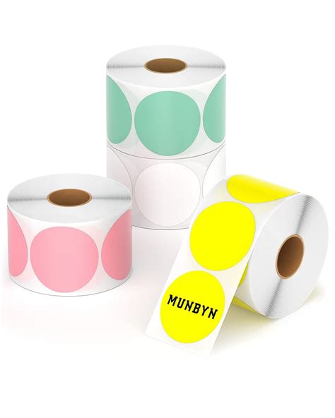 Round Thermal Sticker Labels Munbyn