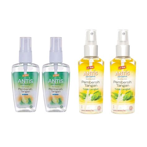 Jual Antis Hand Sanitizer Spray Jasmine Tea Jeruk Nipis X Ml