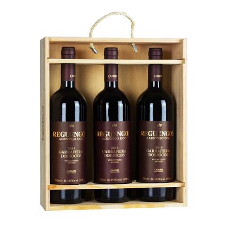 3 Vinhos Reguengos Garrafeira Dos Socios Tto 750ml Cx Mad CARMIM