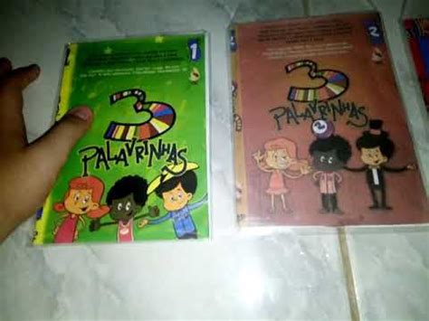 Minha coleção de DVDS do 3 Palavrinhas 2019 YouTube